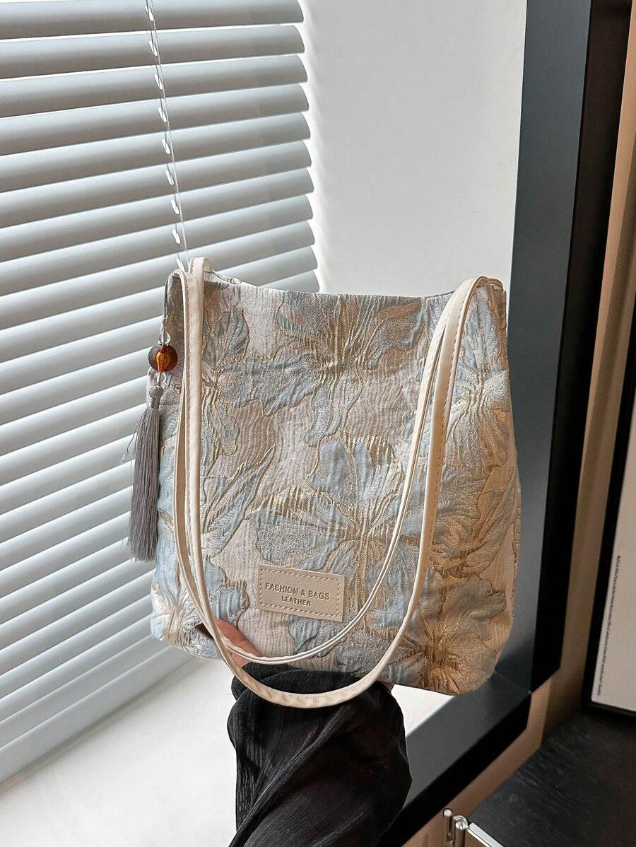 Bolso cruzado de lona vintage, bolso de hombro retro simple, bolso de mano y bolso de mano casual para mujer