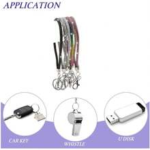 Fashion Crystal Wristlet Lanyard,Sparkle Bling Keychain Lanyard,Exclusive Rhinestone Gift Waist Lanyard(1PC) - one-size - View 3