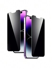 3pcs Privacy Tempered Glass Screen Protector Compatible With IPhone 16/16 Plus/16 Pro/16 Pro Max/15/15Pro/15Plus/15Promax Gift For Birthday, Family, Friends Anti-Spy, Phone Screen Protector, Phone Accessories Waterproof Shockproof Anti-Fall Anti-Fall Scratch Resistant Anti-Fingerprint Full Cover