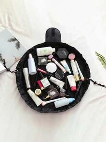 Túi đựng mỹ phẩm dây rút dành cho nữ, túi đựng đồ trang điểm du lịch, túi đựng đồ vệ sinh cá nhân chống thấm nước di động. - Xem 4