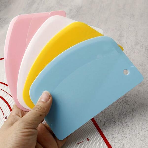 1 pieza Raspador flexible - Cortador de plástico para uso multipropósito - Blanco