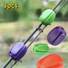 Silicone Rod Holder Balls, Secure Hold & Easy Separation, Durable, Reusable Fishing Supplies - Multicolor - View 2