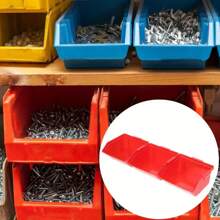 Pudełko do przechowywania sztaplowane - zajmująca mało miejsca konstrukcja do montażu na ścianie z uchwytem do przenoszenia, solidna i konstrukcyjna, idealna do porządkowania narzędzi i sprzętu w garażu, przechowywania małych części i akcesoriów, wykonana z tworzywa sztucznego - Wielokolorowe - Zobacz 10