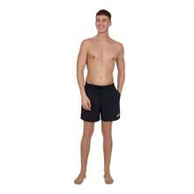Speedo Mens Essentials 16 Swim Shorts (Black) - Black - View 5