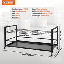 Blueprint Storage Rack, 50 Slots Blueprint Holder With Wheels, Mobile Metal Blueprint Storage Cart For Construction Plan Map Poster Architectural, Roll File Holder For Home, Office, School - màu đen - Xem 7