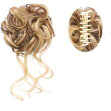 1pc Messy Bun Hair Scrunchie, Floral Design, Natural Fluffy Look, High Temperature Fiber, Convenient Use, Elegant Gift Hair Claws Claw Clips Hair Clips Hair Jaw Clip Hair Clamps Hair Clutch Hair Claw Clip, School Stuff, College Fall Winter Hair Accessories For Women For Vacation Outfits Woman Flower Hair Clip