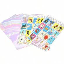 1 trò chơi bài Loteria Millennial, trò chơi cờ bàn dành cho các cặp đôi và tiệc tùng, trò chơi tiệc tùng dành cho người lớn phù hợp cho lễ Halloween/Giáng sinh/Lễ Tạ ơn - Màu xanh nhạt - Xem 2