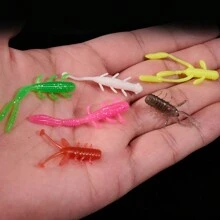 Floating Soft Bait Leaf Tail Flat Tail Root Fish Fishing Soft Bait Plus Shrimp Flavor Soft Bait Soft Worm Mouth - Multicolor - View 8