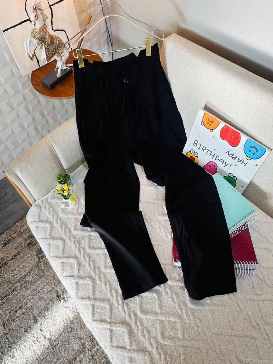 Crystal Love 886 Women's Tailor Pants - 黑色 - 查看 1