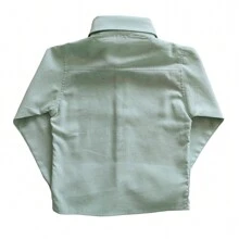 Miguelito Moda Infantil Sophisticated Long Sleeve Children's Dress Shirt For Boys - Mint Green - View 2