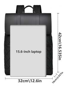 1 件全新升级男士背包，15.6 英寸笔记本电脑背包，多功能背包，大容量背包，翻盖设计 4 款可选，适合青少年男孩男士背包礼物男孩电脑英式翻盖背包复古格子印花电脑包抽绳翻盖口袋背包徒步旅行多功能户外便携时尚休闲男士背包度假胸包侧包挎包皮包流浪包腰包男士圣诞礼物情人节旅行必需品节日必需品书包露营旅行包贴纸夏季返校沙滩包海滩 - 彩色 - 查看 9