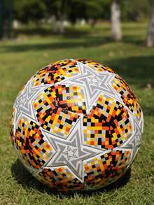 Jet Brand Composite PU Leather Football Official Size 5 Soccer New Design Balls For Training And Match - Multicolor - View 3