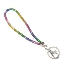 Fashion Crystal Wristlet Lanyard,Sparkle Bling Keychain Lanyard,Exclusive Rhinestone Gift Waist Lanyard(1PC) - one-size - View 13