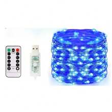 万圣节快乐灯串 1 件或 2 件 33 英尺 100 个 LED 仙女灯 USB 带遥控器圣诞灯带遥控器防水 8 种模式萤火虫闪烁灯串适用于圣诞节、婚礼户外装饰万圣节派对、家居装饰、厨房装饰、万圣节装饰、房间装饰、圣诞装饰、派对装饰、派对礼物、万圣节装饰、圣诞装饰、万圣节礼物、圣诞礼物、厨房用品、厨房用具、厨房工具、厨房用品。 - USB - 查看 18