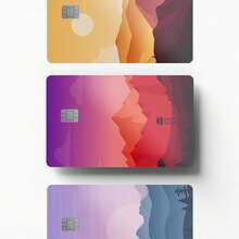 3 X 国家公园信用卡皮肤，3 种设计信用卡贴纸用作信用卡皮肤，借记卡贴纸用作借记卡皮肤 - 借记卡卡贴纸借记卡封面 - 彩色 - 查看 5
