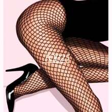 Vibrant Fishnet Stockings Multicolor Adult Sexy Fishnet Stockings - Black - View 3