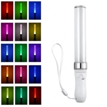 LED Light Stick, 15-Color Changeable Poi Wands For Parties, Concerts, Weddings, Celebrations - Color - View 6