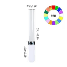 LED Light Stick, 15-Color Changeable Poi Wands For Parties, Concerts, Weddings, Celebrations - Color - View 8