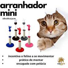 Cat Scratching Post With Toy - 粉色 - 查看 3