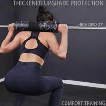 Barbell Shoulder Pad, Thick Anti-Slip Gym Fitness Squat Leg Neck Support Cushion, Strength Training Exercise Gym Accessories, Sport, Gym, Home Exercise, Sport Accessories, Gym Accessories, CrossFit Accessories - Multi-color - View 3