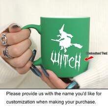 1 个 11 盎司个性化定制名字马克杯万圣节主题陶瓷马克杯，万圣节，送给儿子和女儿的最佳万圣节礼物，牛奶杯，万圣节庆祝活动的理想礼物，送给朋友的迷人礼物 - 萬聖節禮物 - 查看 16