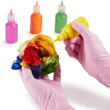 5pcs/10pcs/20pcs/30pcs/50pcs一次性粉色丁腈手套，加厚防水洗碗手套，防静电工作手套，家用清洁手套，多用途丁腈手套，家居必需品，家居装饰，圣诞礼物，家居礼品，房间装饰 - 粉色 - 查看 5