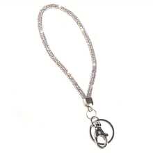Fashion Crystal Wristlet Lanyard,Sparkle Bling Keychain Lanyard,Exclusive Rhinestone Gift Waist Lanyard(1PC) - one-size - View 18