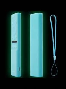 1Pc Luminous TV Remote Cover, Universal Full Shell Compatible With BN59-01358D/B 01357F/A 01363A Models, Anti-Slip, Shockproof, Waterproof, With Lanyard(Only Blue And Green Styles Can Glow, Others Do Not Glow) - Multicolor - View 4