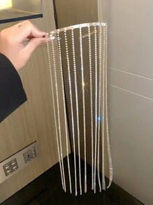 topshiny Fashionable Luxurious Multi-Layer Rhinestone Tassel Headband, High-End And Exquisite Hair Accessory For Women,Y2k,Hairband ,Hair Hoop,Hairband,Hair Hoop Headbands Head Accessories