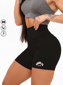 WOMEN'S SHORT SUPLEX PREMIUM SHORT SHORTS BROOKLYN MODA GRINGA - 黑色 - 查看 1