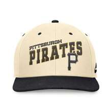 Nike Men's Cream/Black  Rewind Cooperstown Collecn Performance Snapback Hat - Cream/ Black - View 5