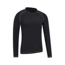 Mountain Warehouse Mens Long-Sleeved Rash Guard (Black) - Black - View 4