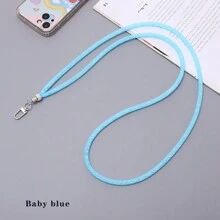 1pc Long Rhinestone Mesh Lanyard For ID Card, Student Card, Badge, Keychain Back To School - Multicolor - View 9
