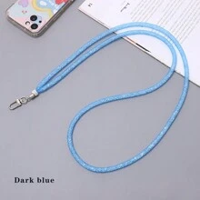 1pc Long Rhinestone Mesh Lanyard For ID Card, Student Card, Badge, Keychain Back To School - Multicolor - View 8