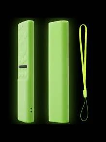 1Pc Luminous TV Remote Cover, Universal Full Shell Compatible With BN59-01358D/B 01357F/A 01363A Models, Anti-Slip, Shockproof, Waterproof, With Lanyard(Only Blue And Green Styles Can Glow, Others Do Not Glow) - Multicolor - View 3