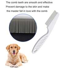 1pc. Cat Flea Comb Cat Tooth Comb Pet In-Line Steel Comb For Dog Lice Comb To Remove Fleas - Multicolor - View 5