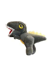 1 pieza Lindo colgante de llavero de peluche en forma de dinosaurio miniatura, muñeco de dinosaurio de peluche pequeño como regalo - Multicolor - Ver 10