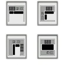 1 件装硅胶垫厨房地板地毯四季硅胶垫，灰色天然大理石纹，舒适柔软，可缓冲和减轻疲劳，吸水防滑快干耐磨，适用于厨房/餐厅/洗衣房/书房/走廊/浴室/入口