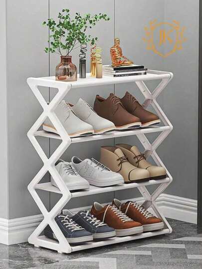 Zapatero de 4 niveles Estante De Zapatos 4 Niveles Zapatera 42cm De Ancho Organiza , organizador de almacenamiento de zapatos desmontable de múltiples capas