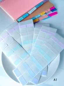 240/120/60 片索引标签贴纸、便签、办公文具、标签纸、返校、学校用品纸质粘合剂、学生学校用品、便签纸、办公桌、办公桌、 - 彩色 - 查看 16