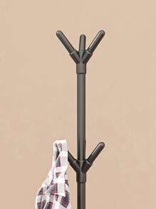 Perchero De Pie Perchero Metálico Para Colgar Ropa 3 Niveles - Negro - Ver 7