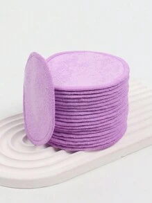 5/10/20片装可重复使用可水洗卸妆棉，温和亲肤，高效卸妆，适合所有肤质，可用于化妆、家居装饰、梳妆台、旅行、卧室等场合，是化妆的理想之选。产品包含粉扑、美妆蛋、粉扑、化妆海绵等，价格实惠，适合作为圣诞礼物、化妆工具等。此外，它也是馈赠佳品，尤其适合作为女士礼物、圣诞礼物、赠品、旅行必备。 - 紫色 - 查看 3