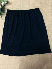3 Pcs/1 Pc Women's Waist Slimming, Static-Resistant Half Slip Underskirt With Adjustable Elastic Waistband, Multi-Size & Color Options Summer, School Fall, Autumn, Halloween