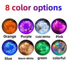 万圣节快乐灯串 1 件或 2 件 33 英尺 100 个 LED 仙女灯 USB 带遥控器圣诞灯带遥控器防水 8 种模式萤火虫闪烁灯串适用于圣诞节、婚礼户外装饰万圣节派对、家居装饰、厨房装饰、万圣节装饰、房间装饰、圣诞装饰、派对装饰、派对礼物、万圣节装饰、圣诞装饰、万圣节礼物、圣诞礼物、厨房用品、厨房用具、厨房工具、厨房用品。 - USB - 查看 2