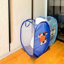 Giỏ đựng đồ giặt phòng ngủ cho bé, Giỏ đựng đồ giặt bẩn, Giỏ đựng đồ giặt đồ chơi gấp, Giỏ đựng quần áo bẩn, Xô đựng, Giỏ đựng đồ giặt - KTYF-F5 - Xem 4