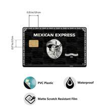 信用卡贴纸 信用卡保护套 无气泡超薄信用卡贴花，个性化信用卡贴纸 防水乙烯基保护贴花 适用于钥匙、交通、借记卡、信用卡 返校、返校、学校用品