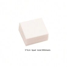 Transparent Sticky Notes Self-Stick Note Pads Waterproof Memo Pad Scratch Pad, 300-Sheets/Pack (6 Different Sizes, Clear),School Supplies,Back To School - Clear - View 12