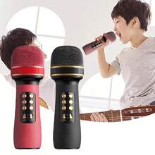 Bluetooth Fm Usb Karaoke Microphone With Radio Speaker - Đỏ - Xem 4