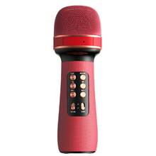 Bluetooth Fm Usb Karaoke Microphone With Radio Speaker - Đỏ - Xem 1