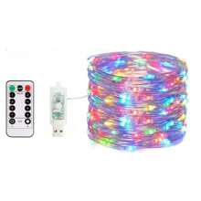 万圣节快乐灯串 1 件或 2 件 33 英尺 100 个 LED 仙女灯 USB 带遥控器圣诞灯带遥控器防水 8 种模式萤火虫闪烁灯串适用于圣诞节、婚礼户外装饰万圣节派对、家居装饰、厨房装饰、万圣节装饰、房间装饰、圣诞装饰、派对装饰、派对礼物、万圣节装饰、圣诞装饰、万圣节礼物、圣诞礼物、厨房用品、厨房用具、厨房工具、厨房用品。 - USB - 查看 25